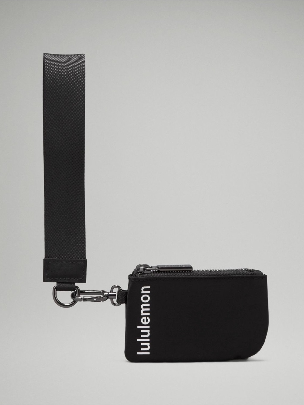 lululemon Black Double Pouch Wrist Strap Keyring - Picture 3 of 6